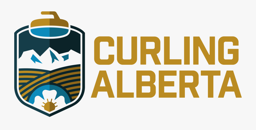 Curling Alberta Logo, Transparent Clipart