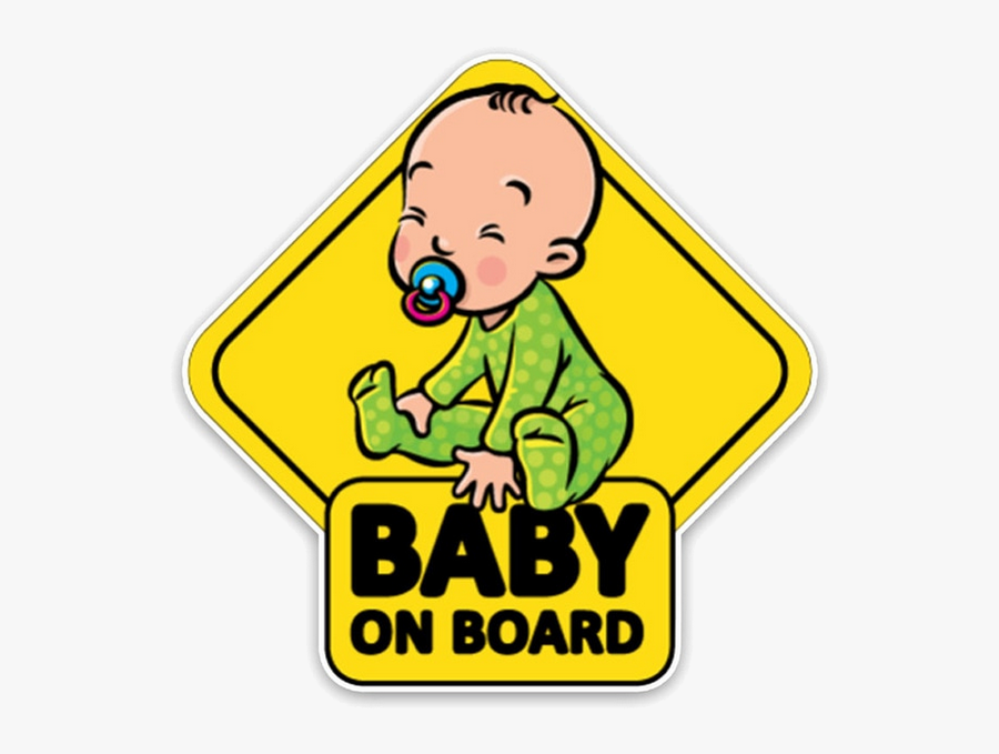 Baby On Board Png Clipart , Png Download - Baby On The Board, Transparent Clipart