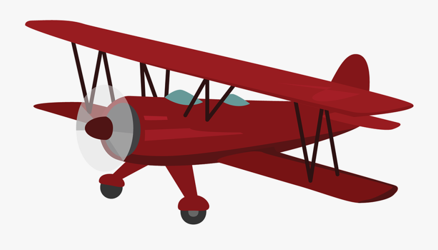 Biplane Airplane Aircraft Monoplane Wing - Biplane Png, Transparent Clipart