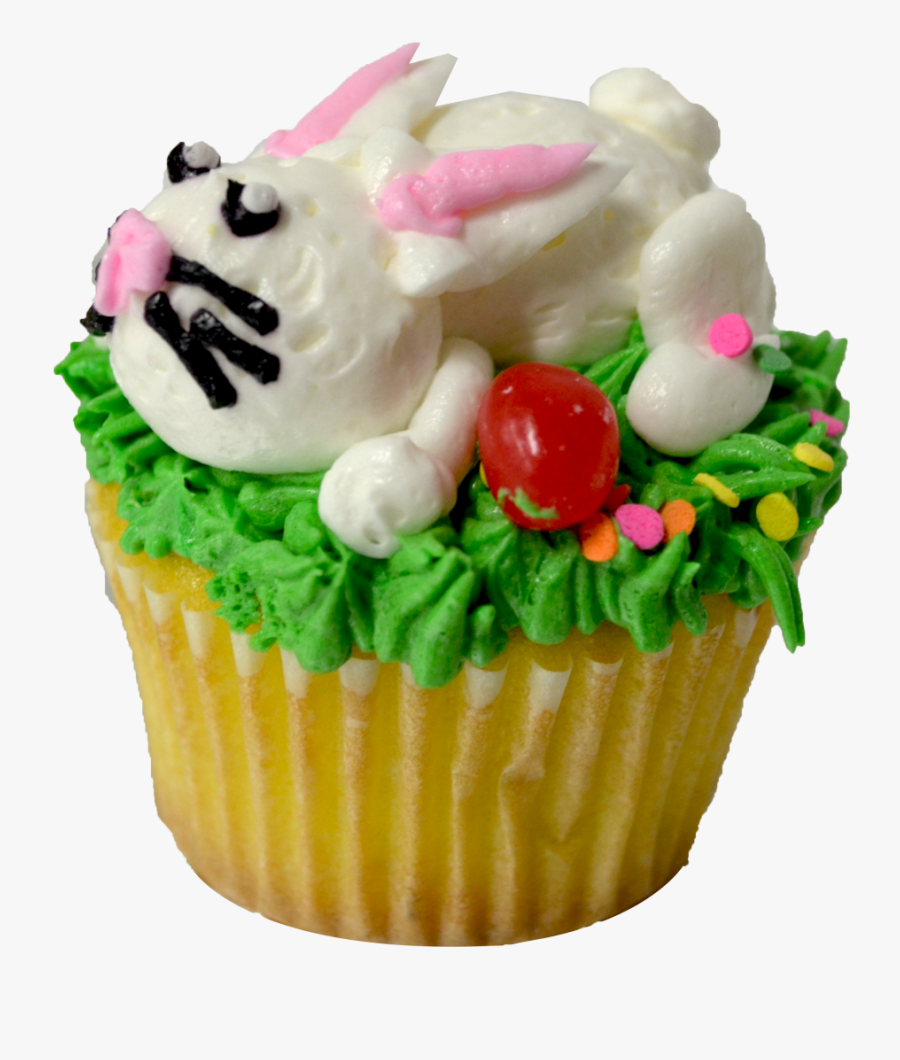 Easter Bunny Cupcakes - Easter Cupcakes Png, Transparent Clipart