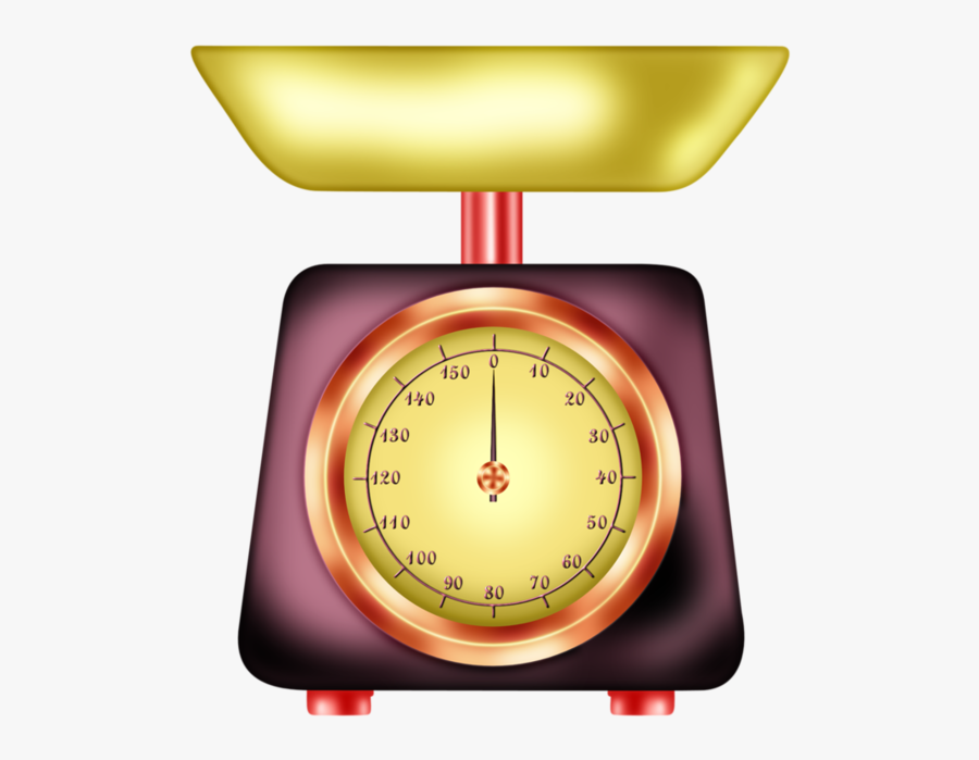 Food Weighing Scales Clipart, Transparent Clipart