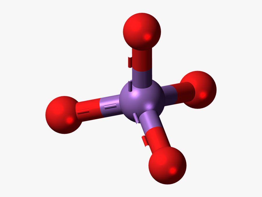 Polar Covalent Bonds - Arsenate Model, Transparent Clipart