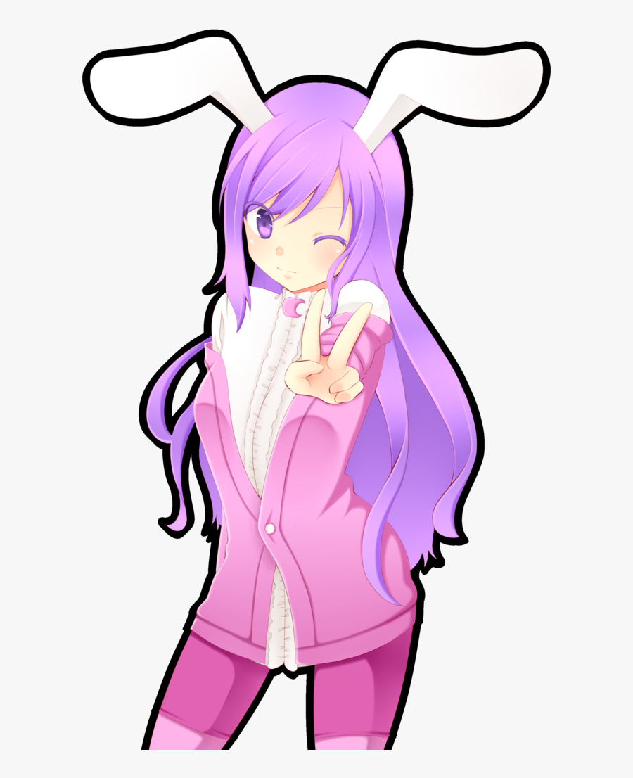 Bildergebnis Anime Girl Bunny Transparent Jana Cool - Bunny Anime Girl Transparent, Transparent Clipart