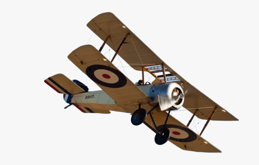 Free Png Download Airplane Biplane Vintage Png Images - Old Airplane Png, Transparent Clipart