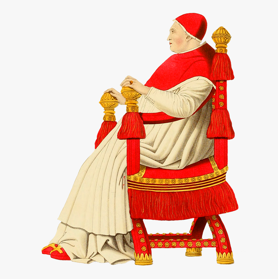 Pope Sixtus 1471-1484 - Transparent Background Pope Hat Middle Ages, Transparent Clipart