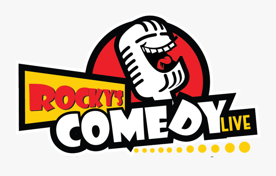 Rocky"s Comedy Live Logo - Stand Up Comedy Logo, Transparent Clipart