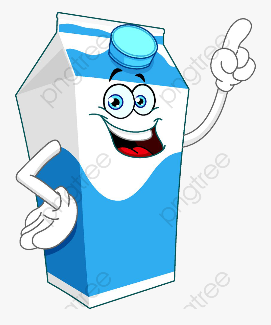 Milk Clipart Cartoon - Milk Cartoon Clipart, Transparent Clipart