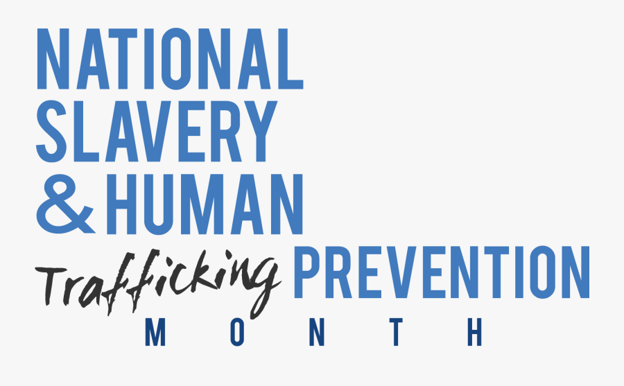 Png Royalty Free Download Slavery Clipart Human Trafficking - Human Trafficking Awareness Month 2019, Transparent Clipart