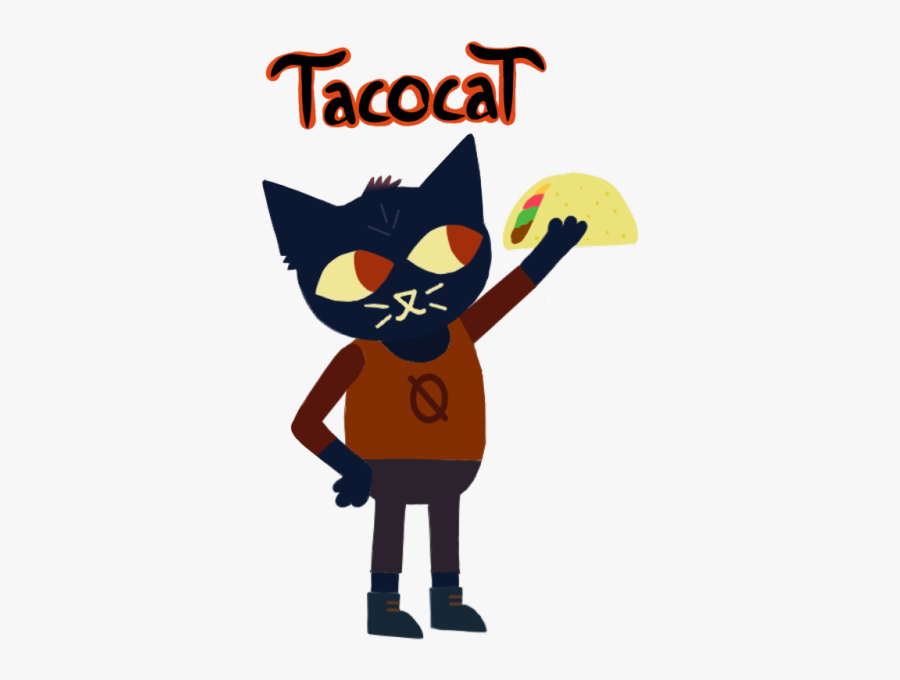 Cats And Tacos Tumblr - Cat Grabs Treat, Transparent Clipart