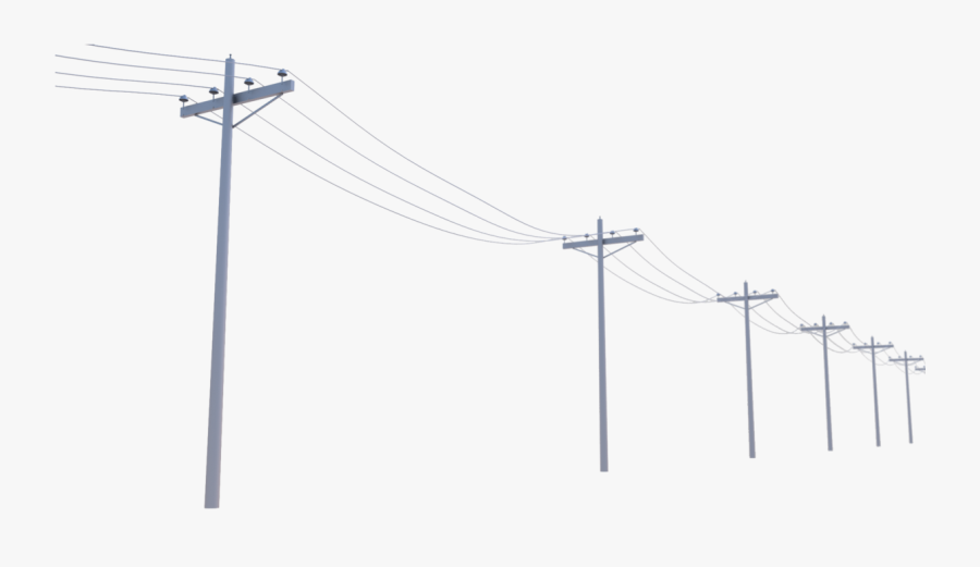 Telephone Pole Png - Transparent Electricity Pole Png, Transparent Clipart