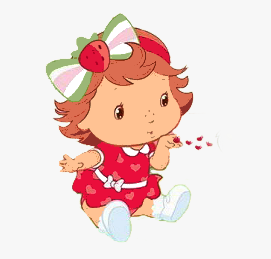 Baby Strawberry Shortcake Cartoon, Transparent Clipart