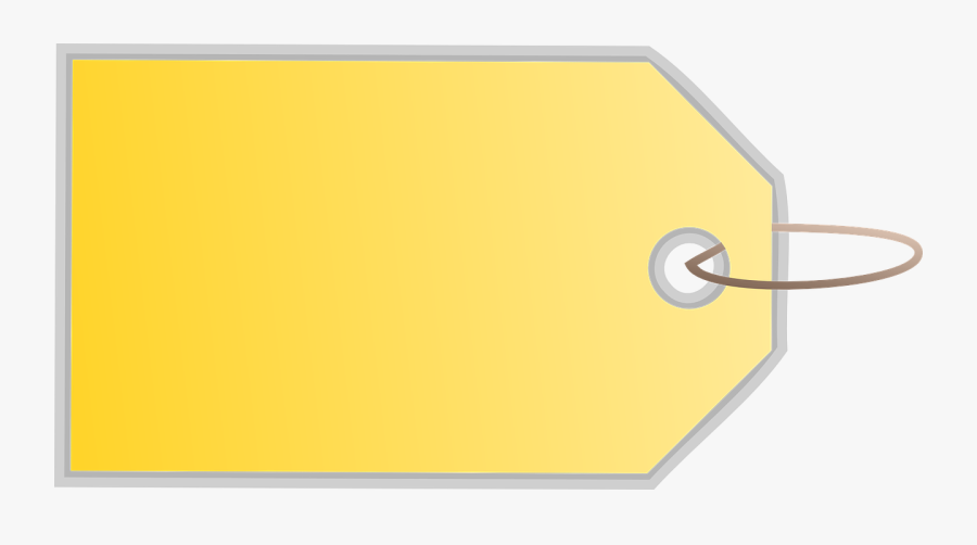 Transparent Blank Tag Png - Price Tag, Transparent Clipart