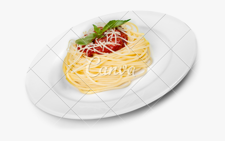 Spaghetti Transparent White Plate - Spaghetti Aglio E Olio, Transparent Clipart