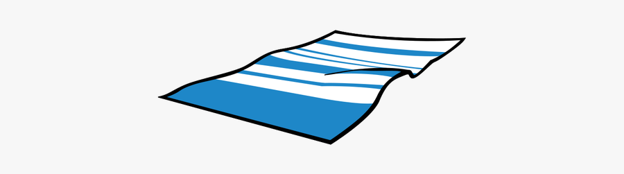 Summer Beach Towel Vector Image - Clip Art Beach Towel, Transparent Clipart