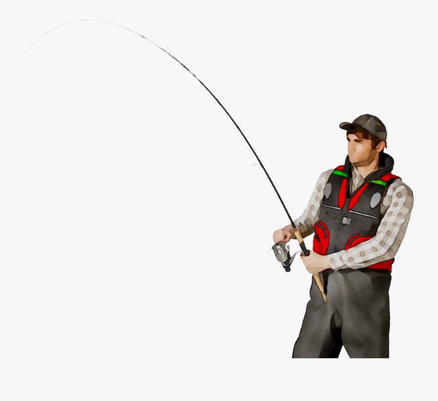 Fishing Rods Fisherman Portable Network Graphics Clip - Fisherman Transparent Background Png, Transparent Clipart