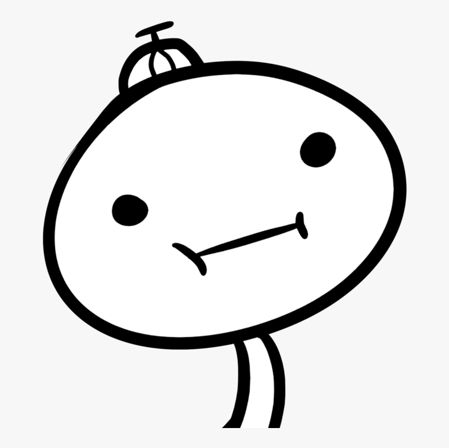 Derp Face Png, Transparent Clipart