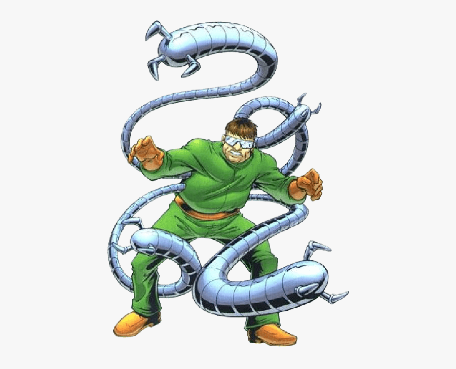 Spiderman Doc Ock Comic, Transparent Clipart