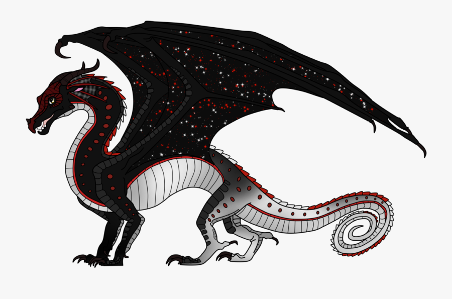 Transparent Nightmares Clipart - Wings Of Fire Nightwing Rainwing Hybrid, Transparent Clipart