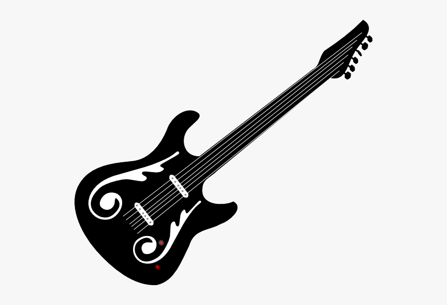 Guitar Clip Art At Vector Royalty Free Transparent - Electric Guitar Clipart Png, Transparent Clipart