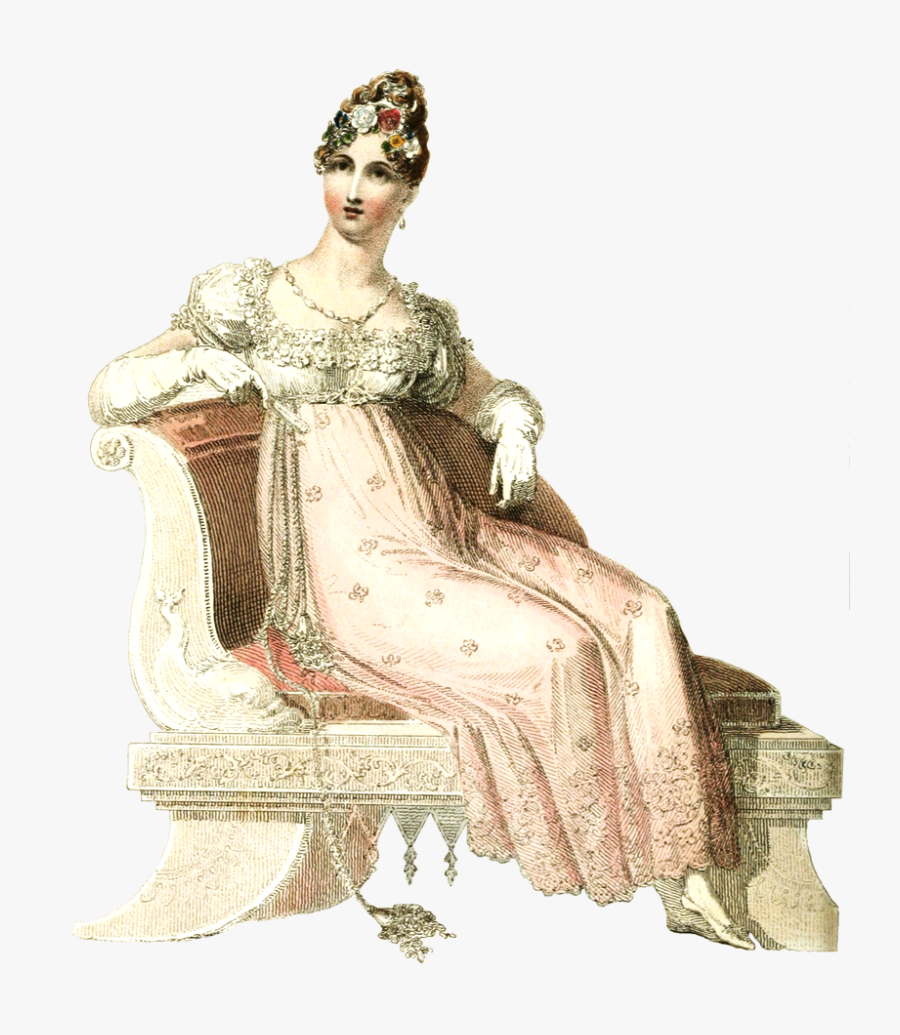 Regency Fashion Plates, Transparent Clipart