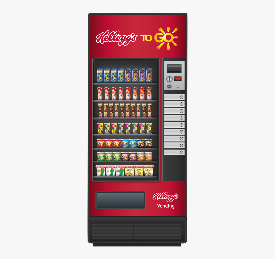Cereals Vending Machines Kelloggs, Transparent Clipart