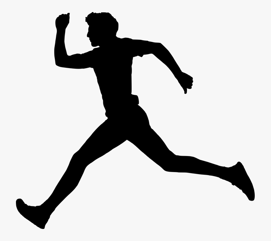 Person Running Clipart 29, Buy Clip Art - Velocidad En El Deporte, Transparent Clipart