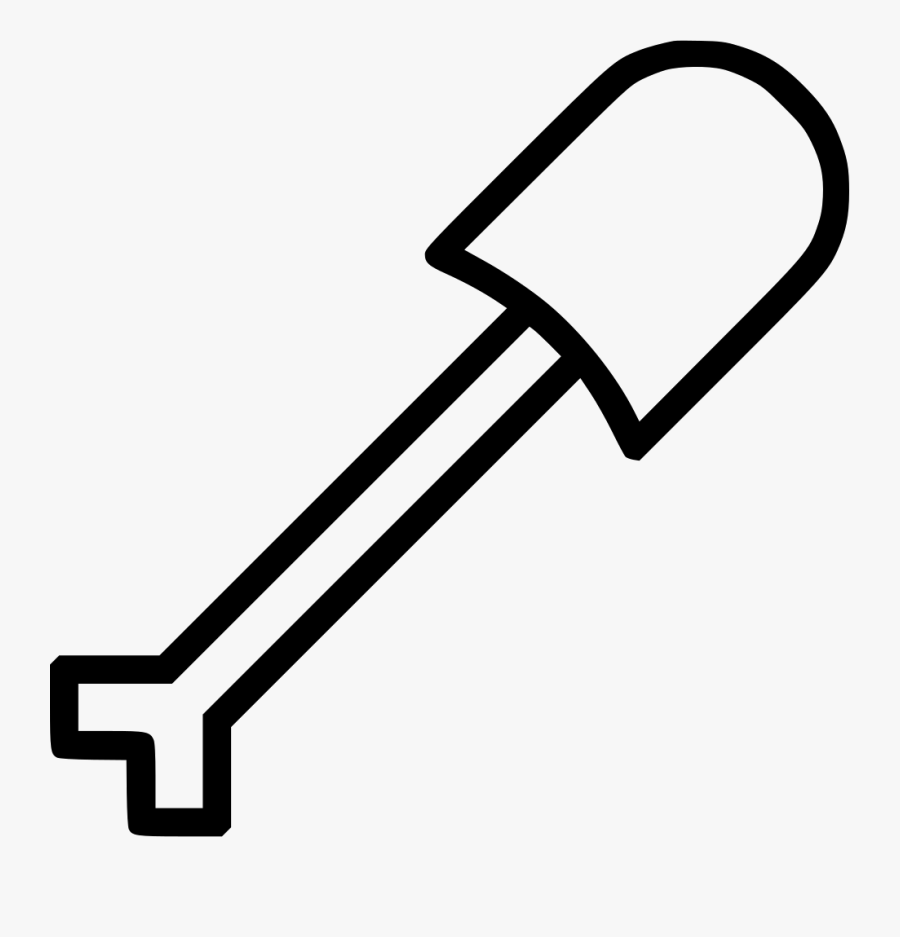 Diamond Shovel Minecraft Icon, Transparent Clipart