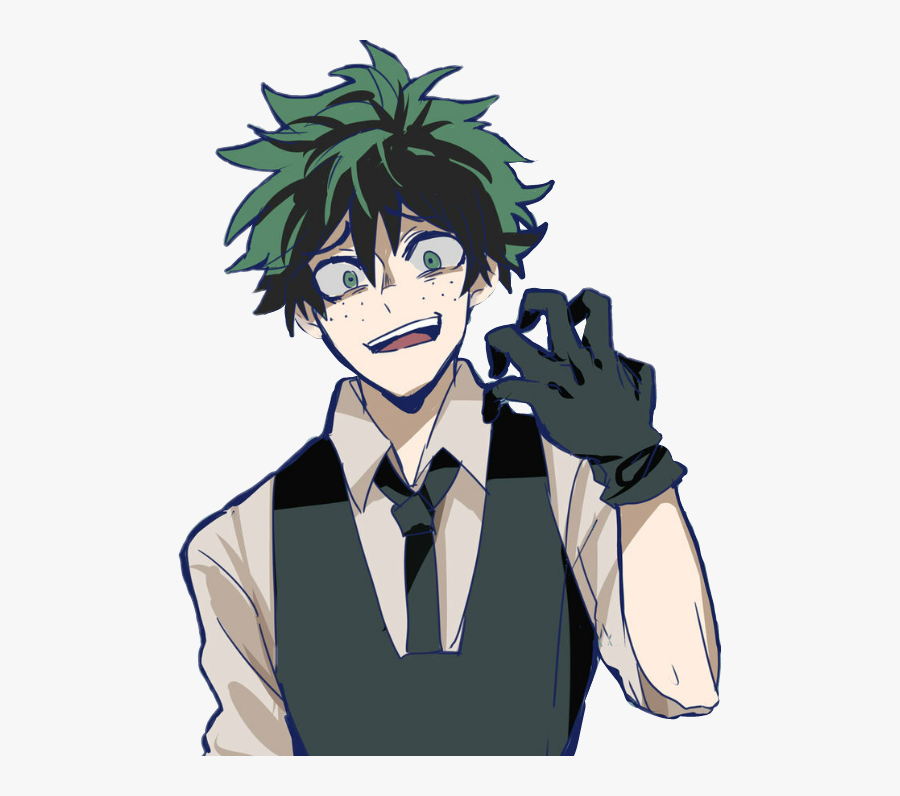 #deku #evil #bnha #bnhadeku #villain #dekuvillain - My Hero Academia Deku Villain Au, Transparent Clipart