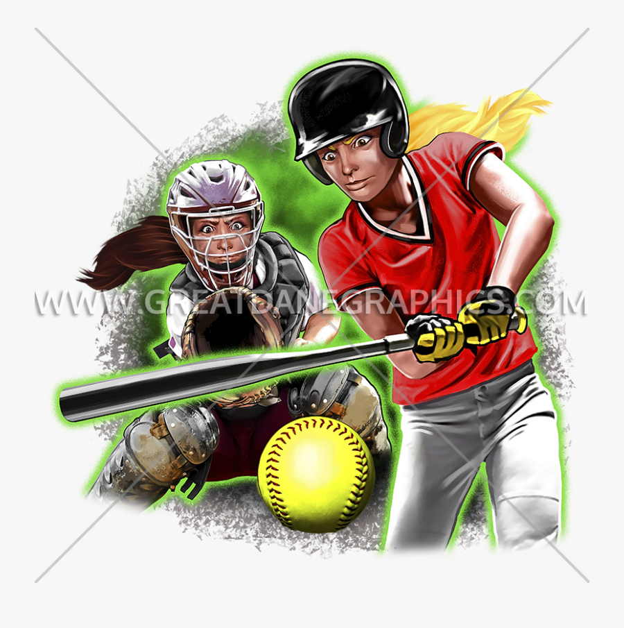 Softball Clipart Red - Catcher, Transparent Clipart