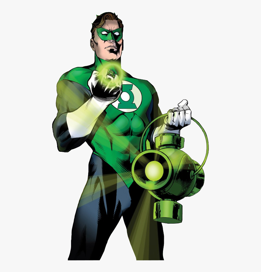 The Png Images Transparent - Green Lantern Holding Lantern, Transparent Clipart