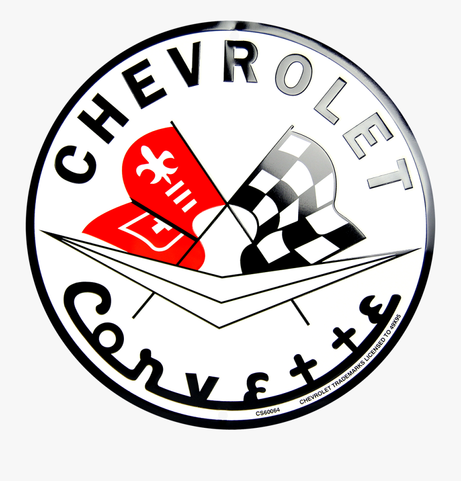 Transparent Red Corvette Png - Classic Chevrolet Corvette Logo, Transparent Clipart