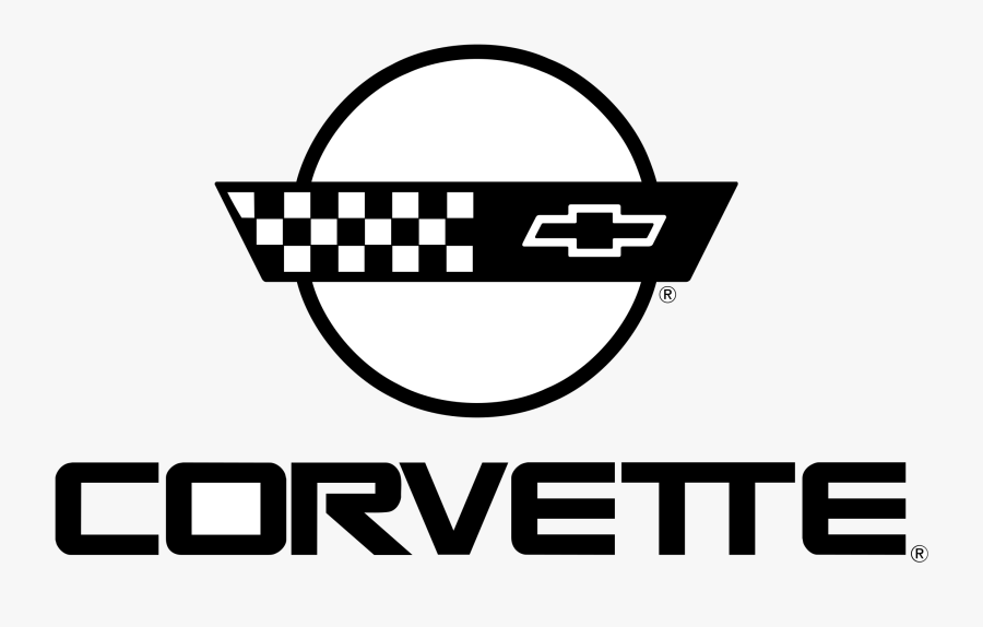 Corvette Logo Png Transparent - C4 Corvette Logo, Transparent Clipart