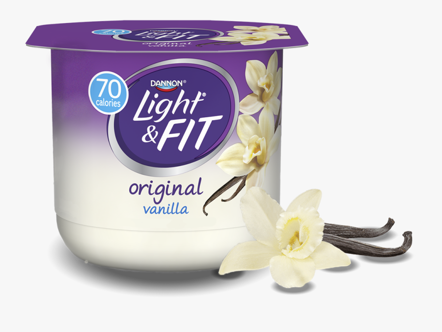 Vanilla Nonfat Yogurt - Raspberry Yogurt Light And Fit, Transparent Clipart