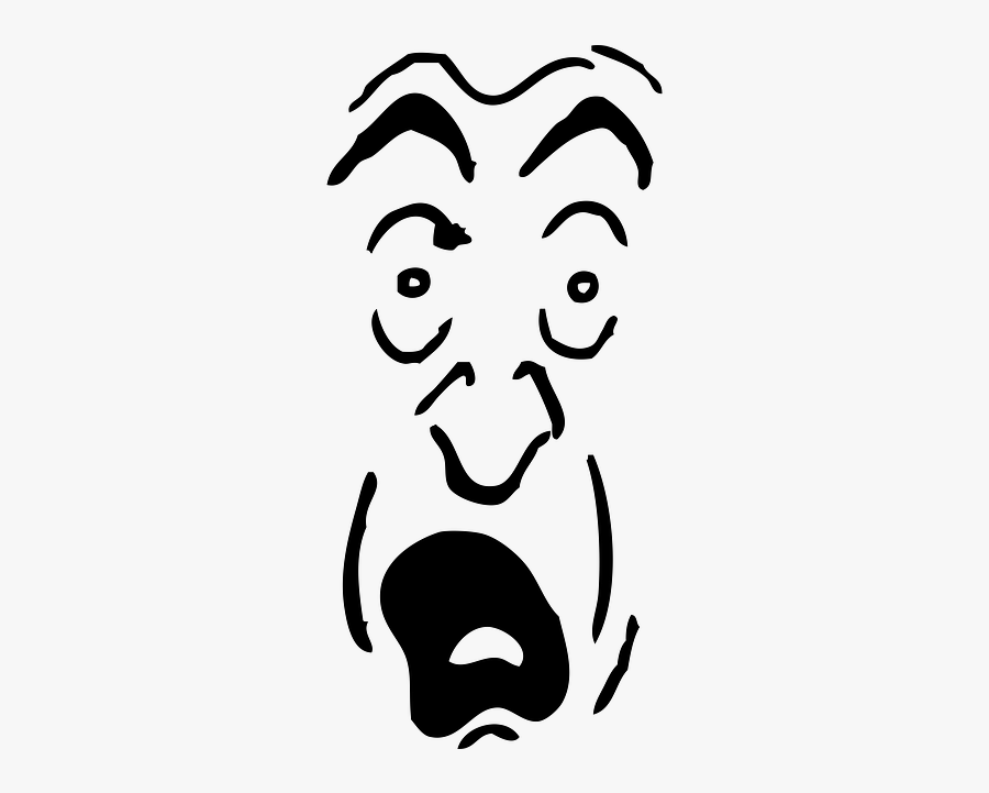 Png Scared Face, Transparent Clipart
