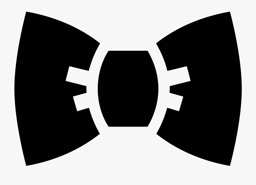 Black Tie Png - Bow Tie Png Silhouette, Transparent Clipart