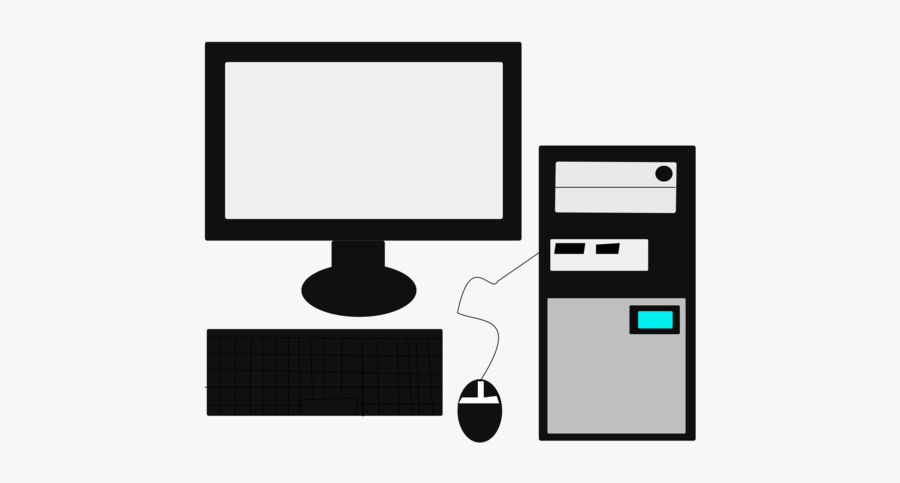 Computer Monitor,output Device,desktop Computer - Computer Monitor, Transparent Clipart