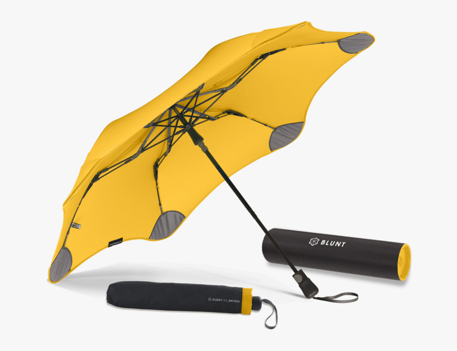 Transparent Yellow Umbrella Png - Blunt Metro Travel Umbrella, Transparent Clipart