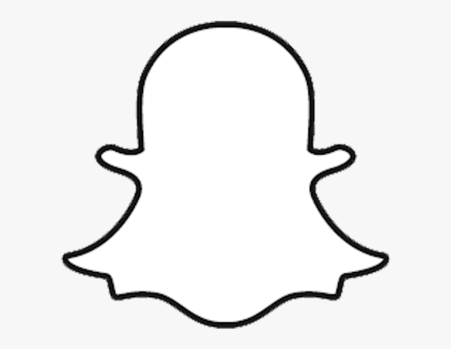 Snapchat Ghost Logo - Snapchat White Logo Png, Transparent Clipart