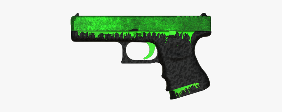 Clip Art Glock Csgo - Glock 18 Toxificated Csgo, Transparent Clipart