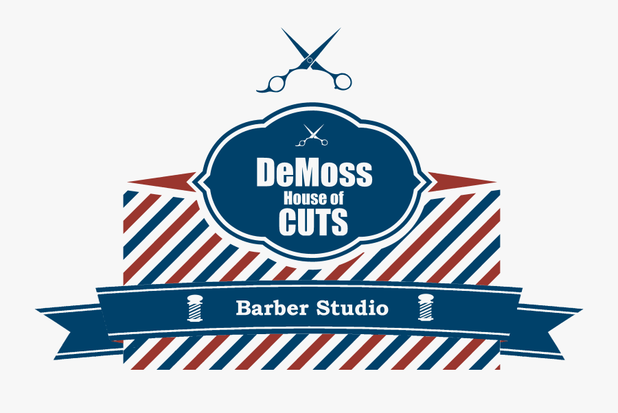 Vintage Pattern Barber Shop, Transparent Clipart