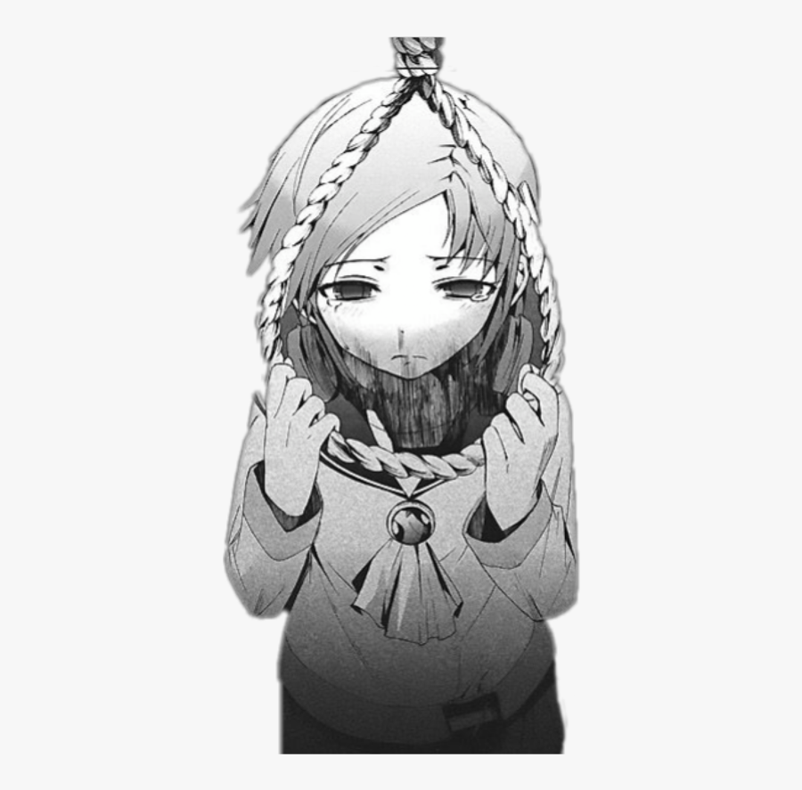 Depressed Sad Anime Girl , Transparent Cartoons ...