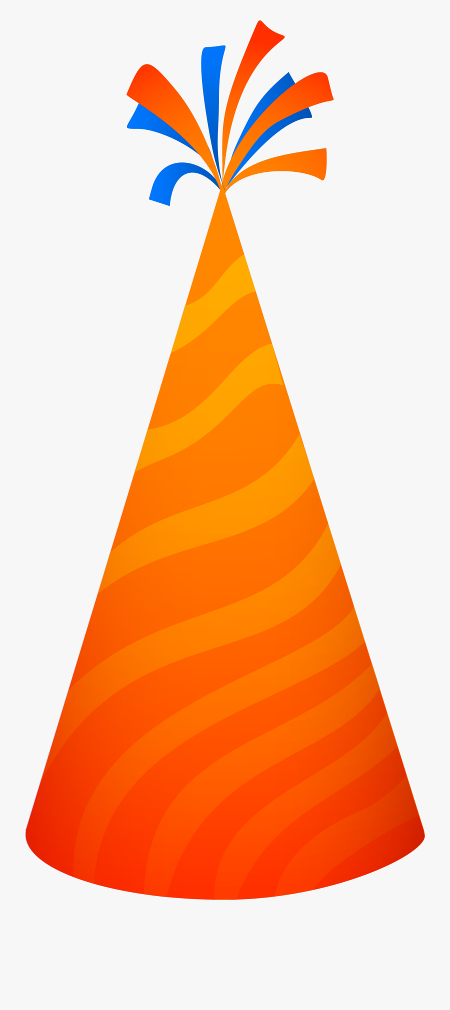 Party Hat Png Image - Orange Party Hat Png, Transparent Clipart
