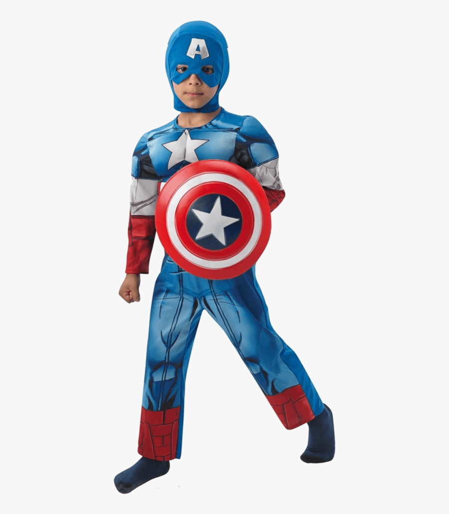 Transparent Captain America Avengers Png - Captain America Fancy Dress, Transparent Clipart