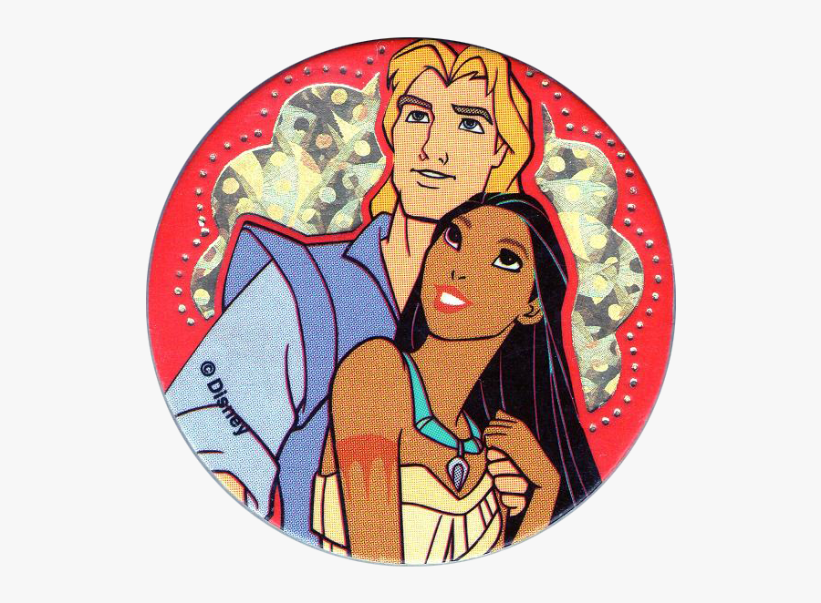 Pocahontas And John Smith Coloring, Transparent Clipart