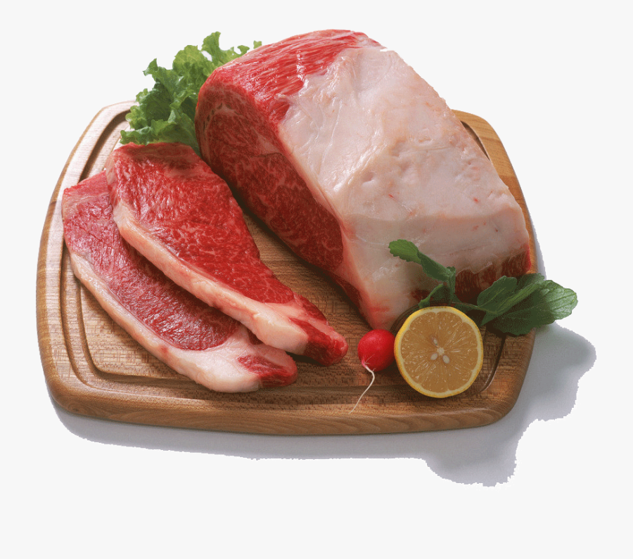 Beef Vector Raw Meat - Meat, Transparent Clipart