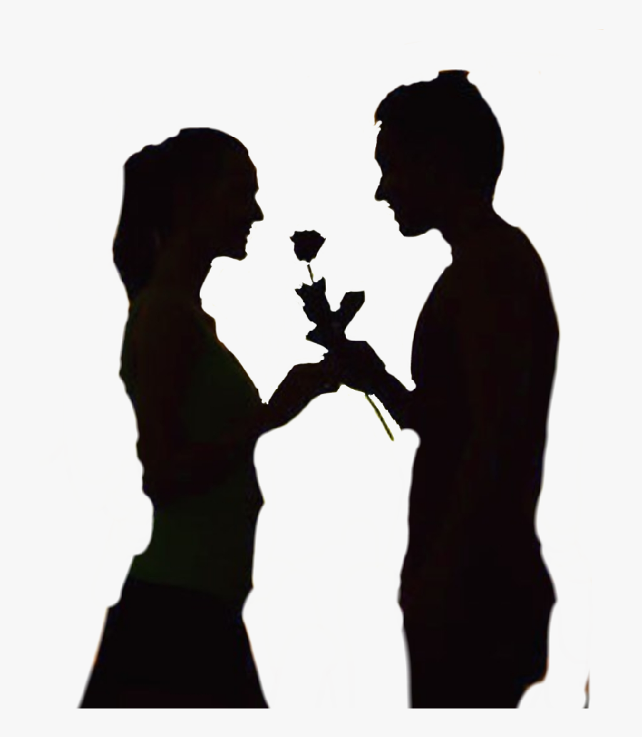 #couples #couple #black #love - Love Couple Black And White, Transparent Clipart