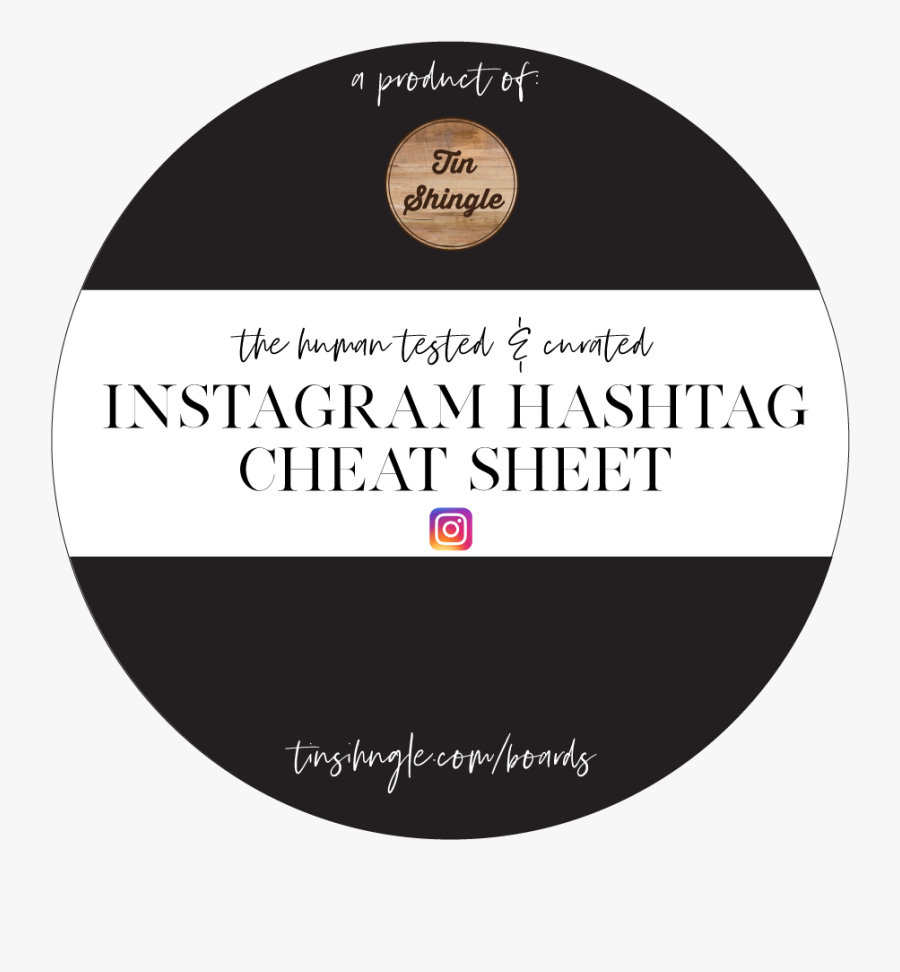 Cover Art Instagram Hashtag Cheat Sheet - Theory To Start Ep, Transparent Clipart