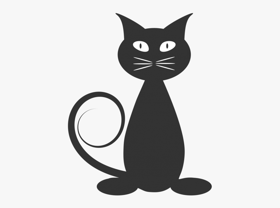 Banner Transparent Cats Vector Element - Black Cat Clipart, Transparent Clipart