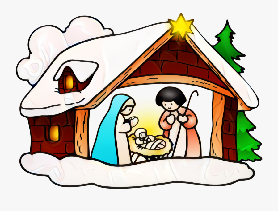 Clip Art Christmas Day Openclipart Santa Claus Nativity - Christmas Jesus Birth Clipart, Transparent Clipart