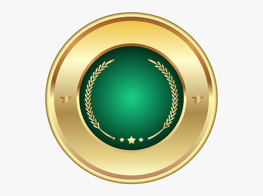 Seal Badge Green Png, Transparent Clipart